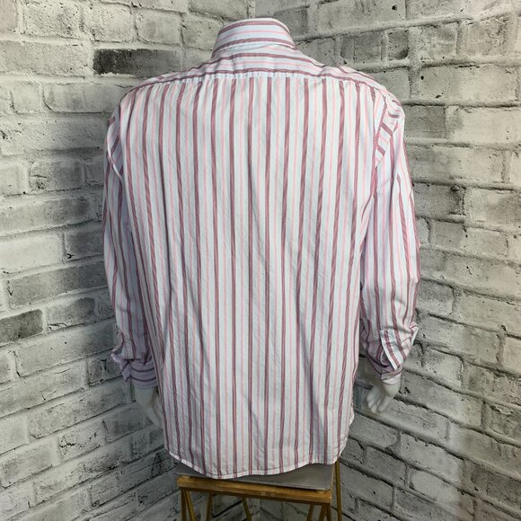 Boss Hugo Boss Striped Button Down Dress Shirt - Picture 4 of 12